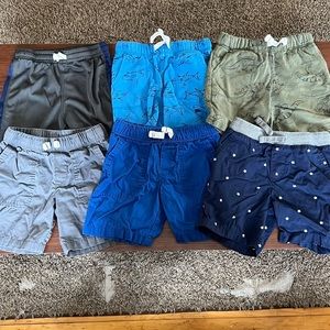 Set of 6 boys shorts